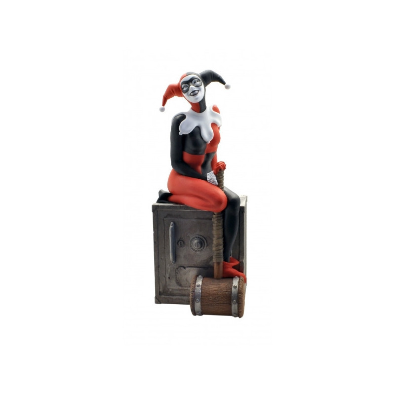 Tirelire harley quinn sur coffre fort Plastoy -80058