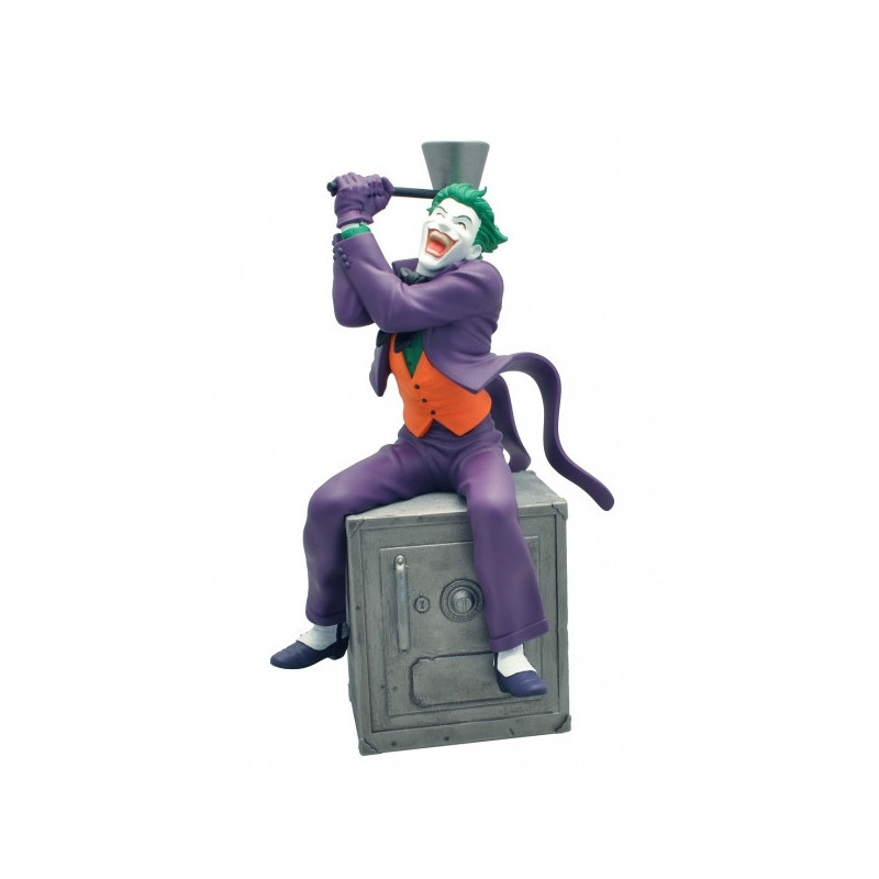 Tirelire figurine de collection the joker sur coffre-fort -80059