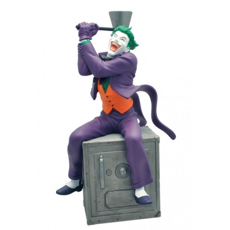 Tirelire figurine de collection the joker sur coffre-fort -80059Tirelire figurine de collection the joker sur coffre-fort -80059