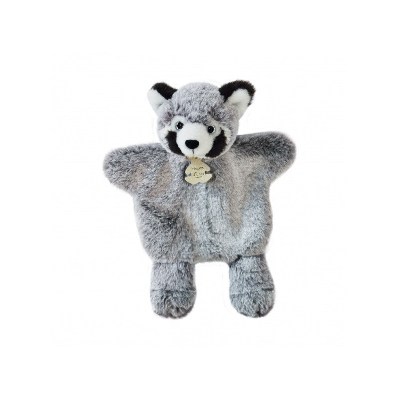 Peluche marionnette sweety mousse panda roux histoire d'ours -3084