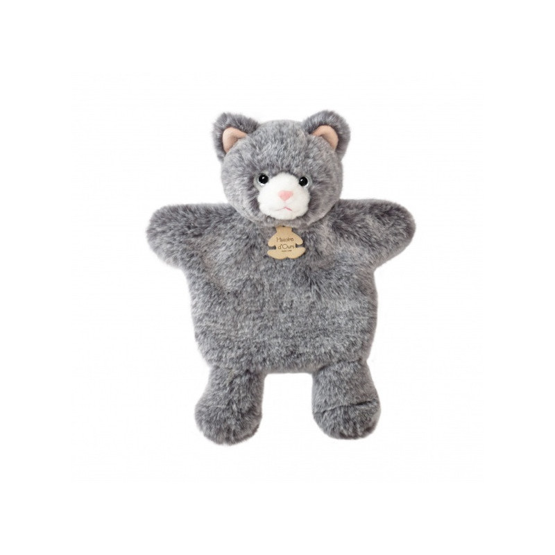 Peluche marionnette sweety mousse chat histoire d'ours -3085