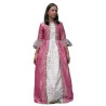 Au fil des contes - Robe de marquise rose avec fleurs Taille 6 ans sur Ambiance Plaisir