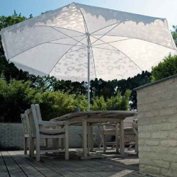 Parasol Sywawa Shadylace XL blanc -0550 sur Ambiance Plaisir